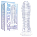 The 9's, Vibrating Sextenders, Ribbed - Fantasies Boutique