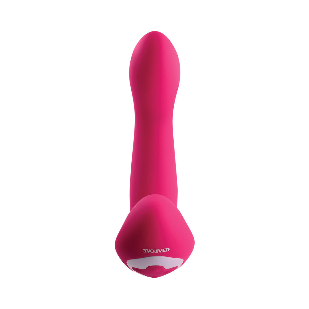 Evolved Buck Wild Rechargeable Silicone Dual Stimulator Pink - Fantasies Boutique