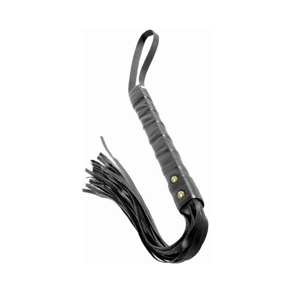 Pipedream Fetish Fantasy Series Limited Edition Cat-O-Nine Tails Flogger Black - Fantasies Boutique