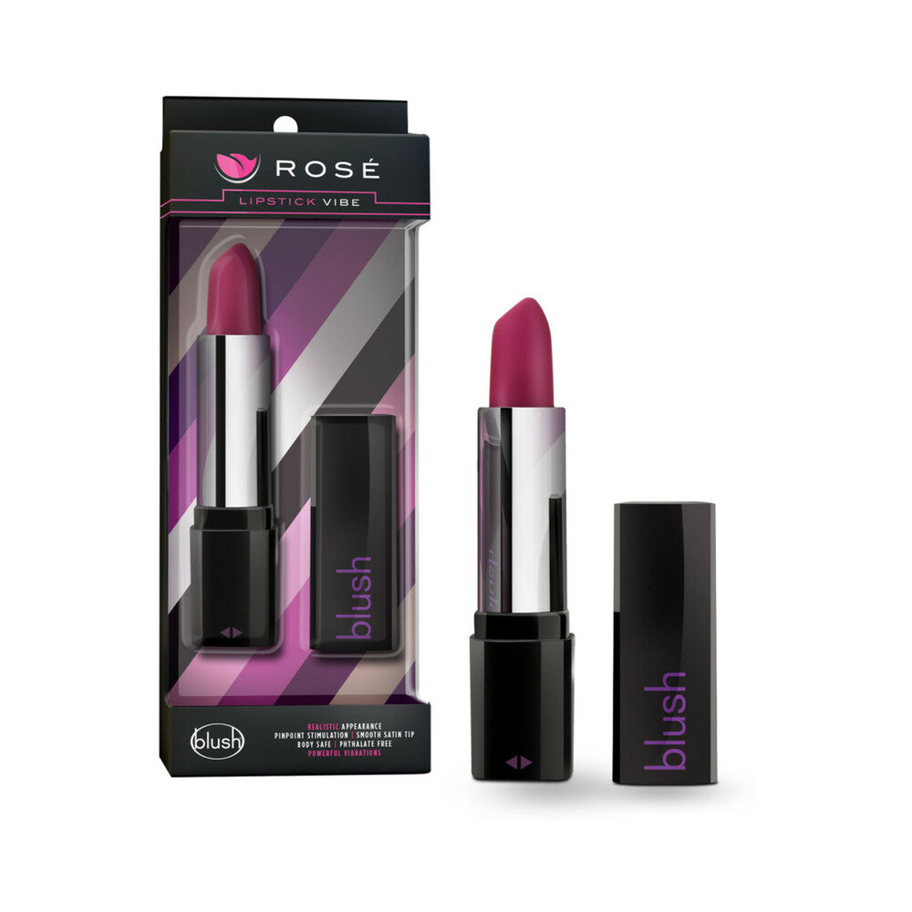 Blush Rose Lipstick Vibe Black