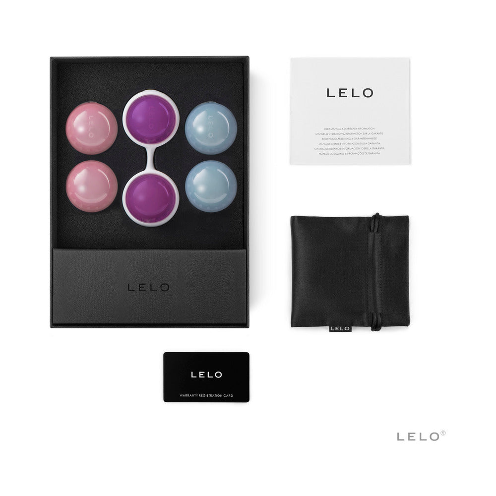LELO BEADS Plus Kegel Balls Set Blue/Pink/Purple - Fantasies Boutique