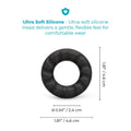 b-Vibe Flex Ring Tread Silicone C-Ring