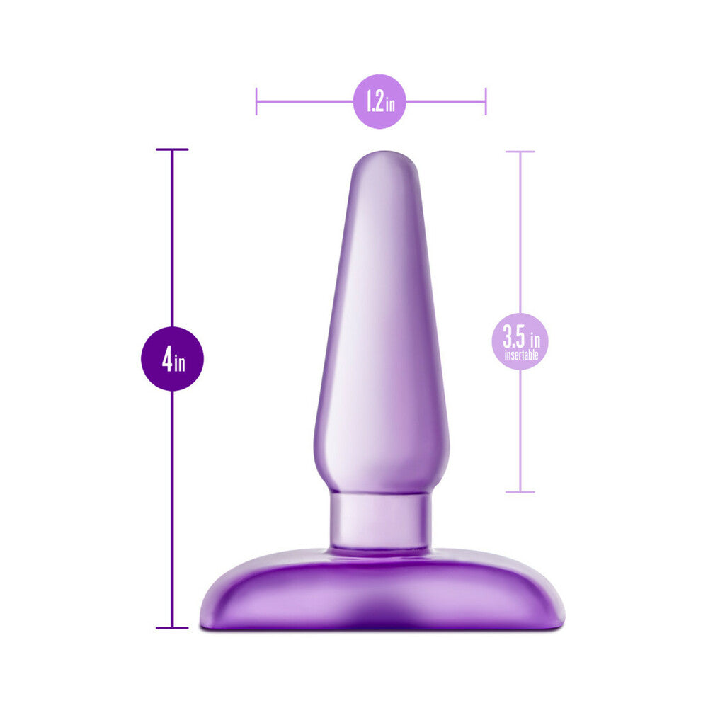 Blush B Yours Eclipse Pleaser Anal Plug Small Purple - Fantasies Boutique