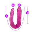 B Yours Double Headed Dildo 18 in. Pink - Fantasies Boutique