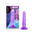 Blush Naturally Yours 5 in. Mini Cock Realistic Dildo with Suction Cup Purple - Fantasies Boutique