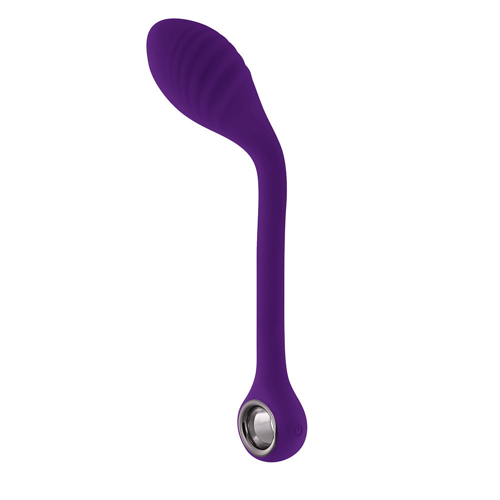 Playboy Spot On Rechargeable Posable Silicone G-Spot Vibrator Acai - Fantasies Boutique