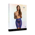 Le Desir Bliss High-Waist Fishnet Skirt Blue O/S - Fantasies Boutique