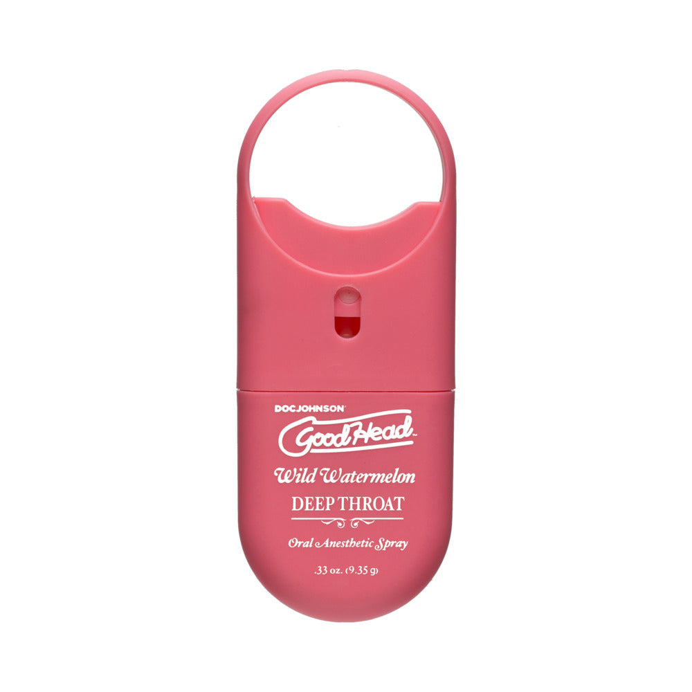GoodHead Deep Throat Spray To-Go Wild Watermelon .33 oz. - Fantasies Boutique