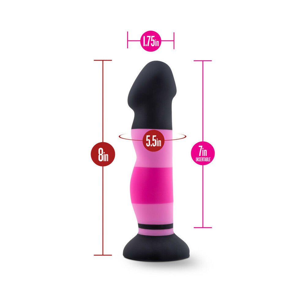 Avant D4 Sexy in Pink 8 in. Silicone Dildo - Fantasies Boutique
