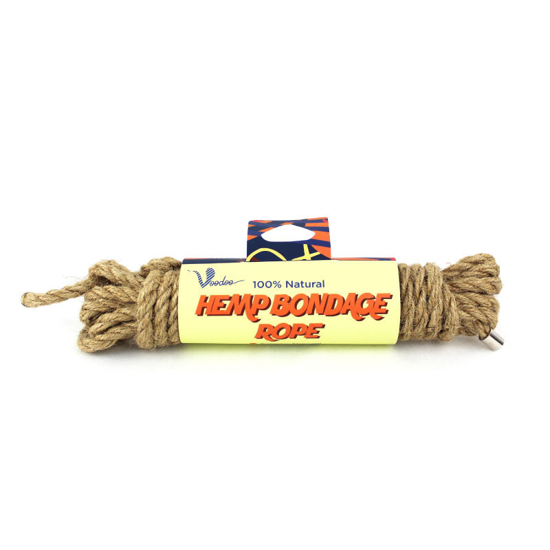 100% Natural Hemp Bondage Rope 5 meters - Fantasies Boutique