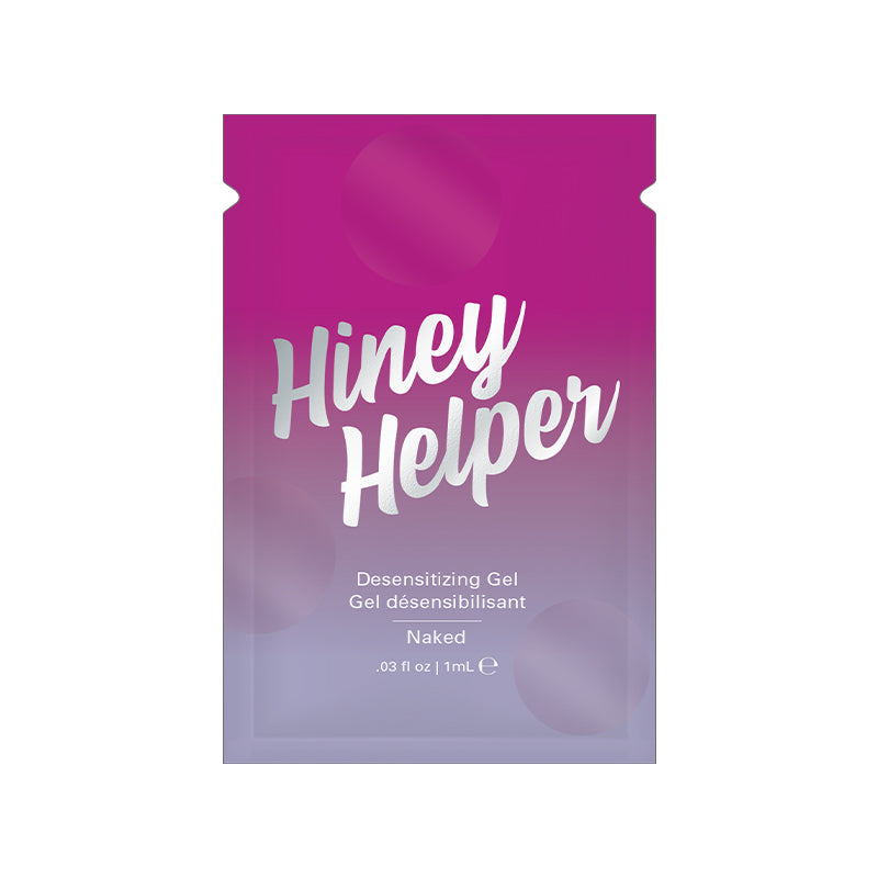 Jelique Hiney Helper Desensitizing Gel .03 oz Foil - Fantasies Boutique