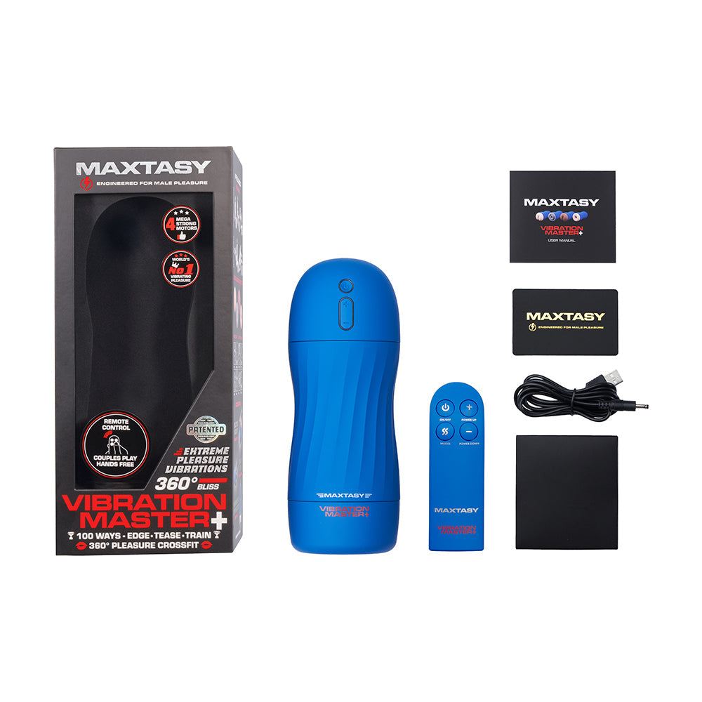 Maxtasy Vibration Master Realistic With Remote Nude Plus - Fantasies Boutique