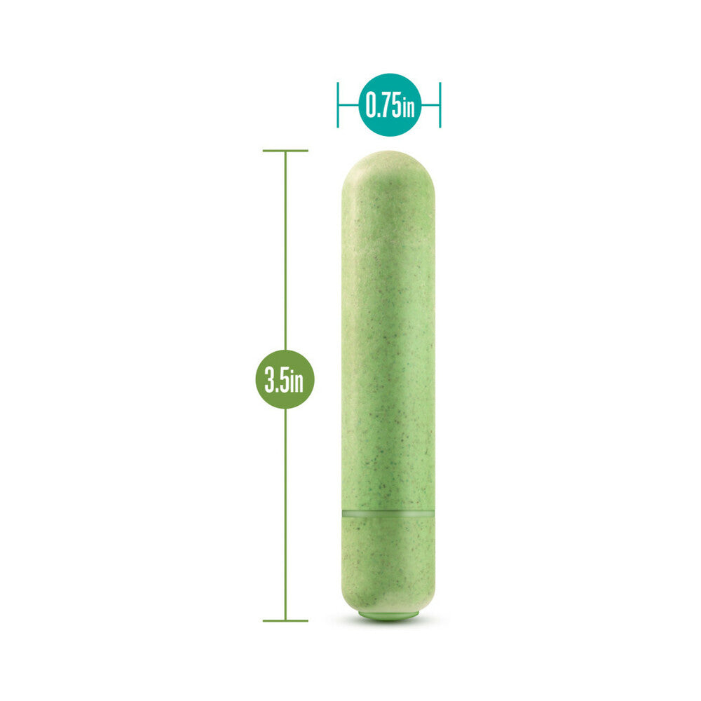 Blush Gaia Eco Bullet Single-Speed Vibrator Green - Fantasies Boutique