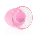 RealRock Crystal Clear 4.5 in. Anal Plug Pink - Fantasies Boutique