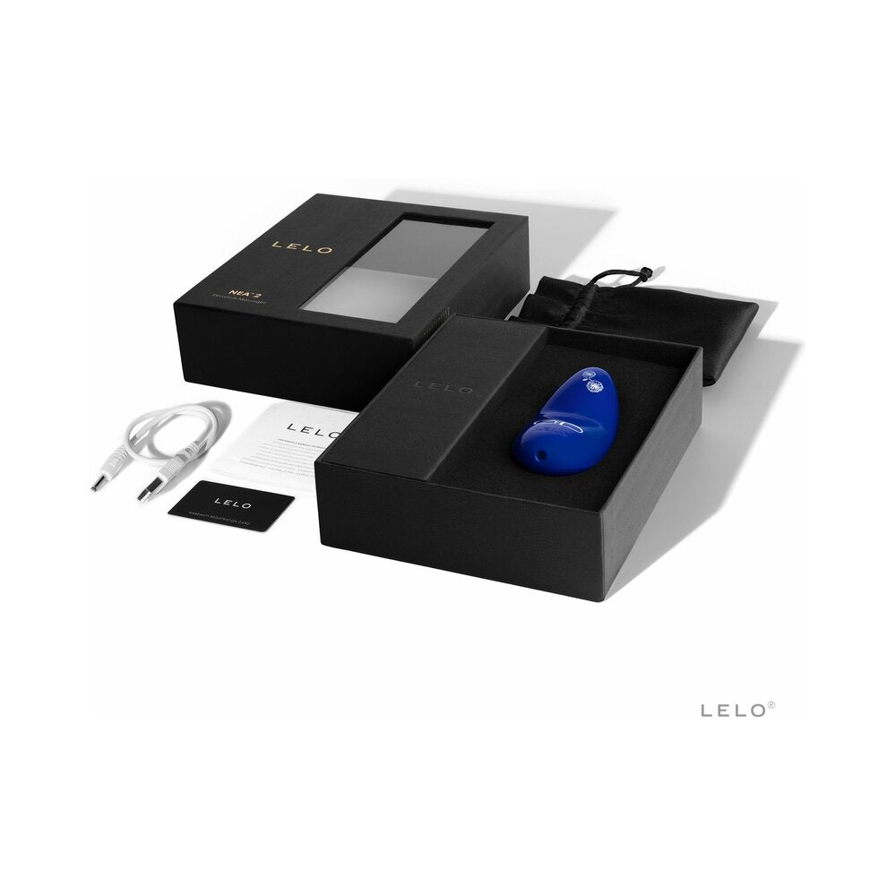 LELO NEA 2 Rechargeable Mini Vibrator Midnight Blue - Fantasies Boutique