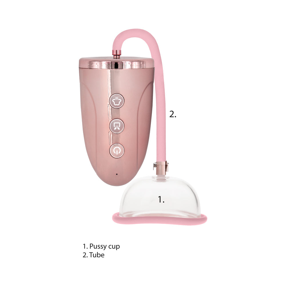 Pumped Rechargeable 3-Speed Pussy Pump Pink - Fantasies Boutique