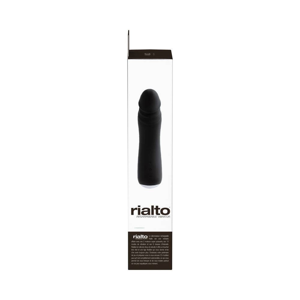 Vedo Rialto Rechargeable Vibe Black Pearl - Fantasies Boutique