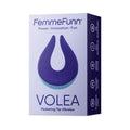 FemmeFunn Volea Rechargeable Silicone Fluttering Tip Vibrator Dark Purple - Fantasies Boutique