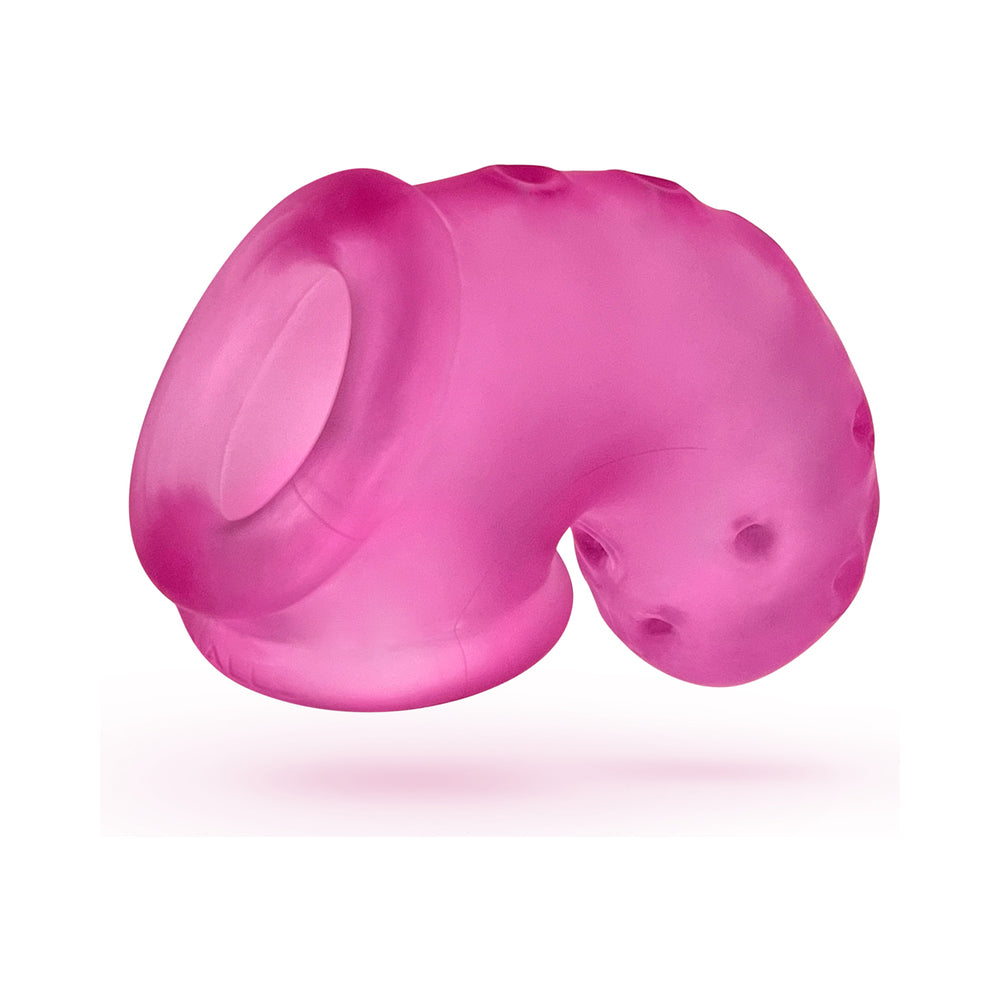 OxBalls Airlock Air-Lite Vented Chastity Pink Ice - Fantasies Boutique