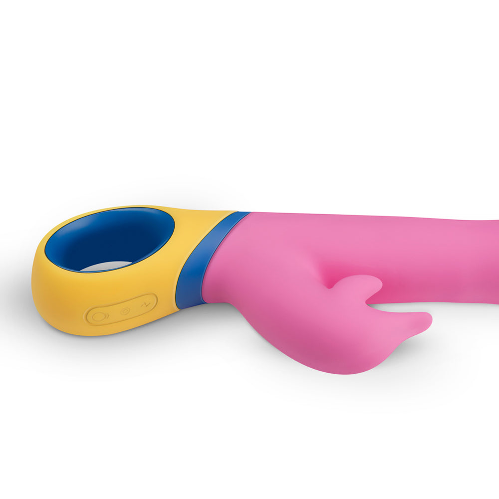 PMV20 Copy Dolphin Vibrator Silicone Pink - Fantasies Boutique