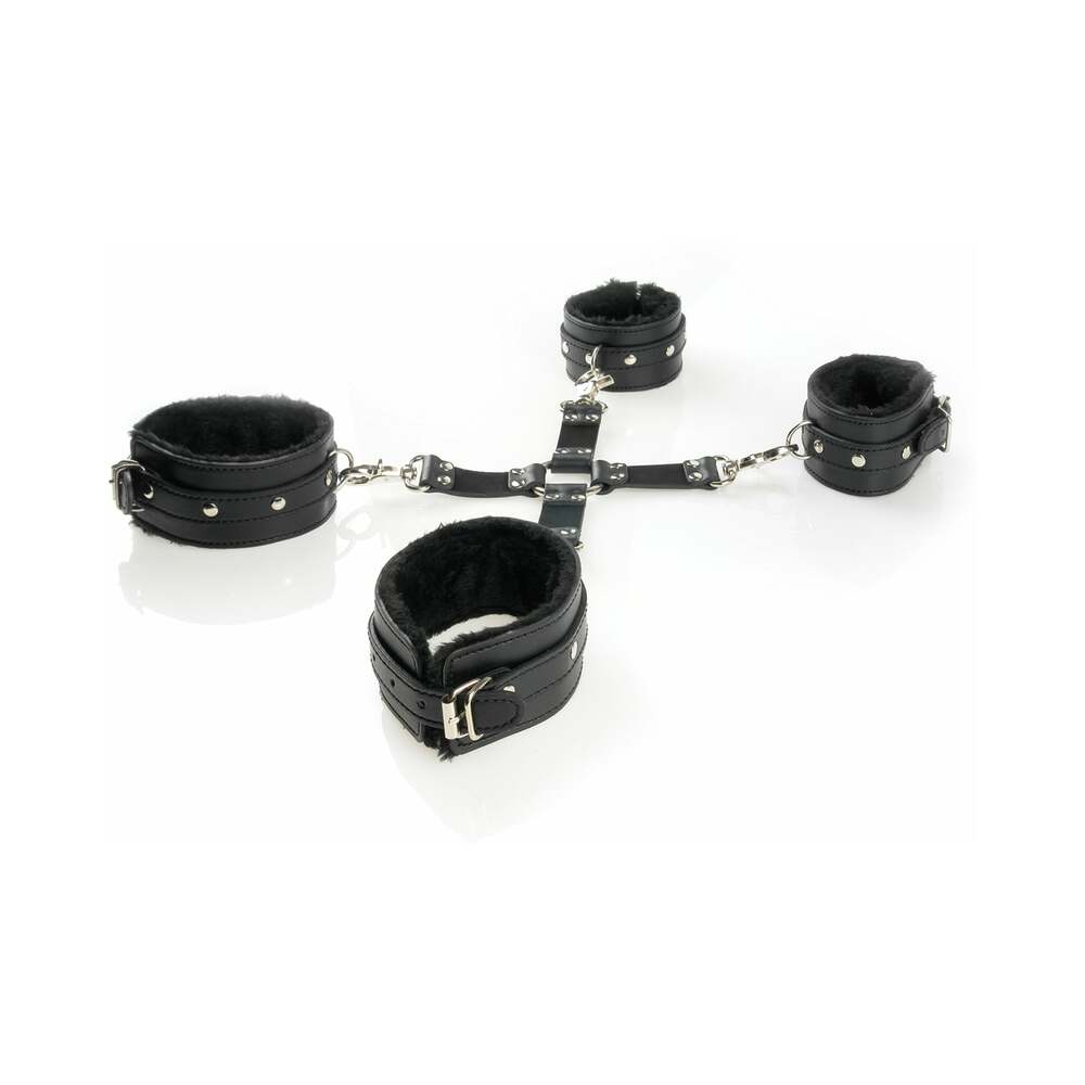 Fetish Fantasy Series Limited Edition Adjustable Cumfy Hogtie Black - Fantasies Boutique