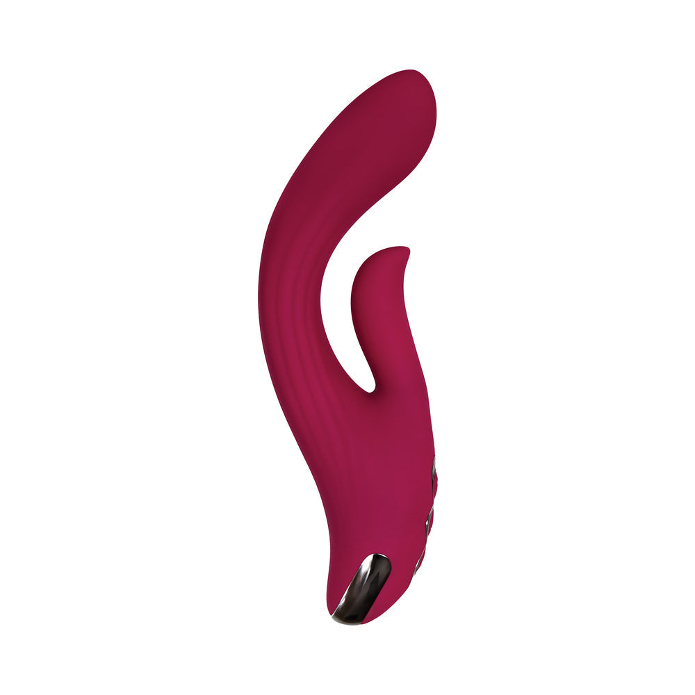 Evolved Red Dream Rechargeable Silicone Dual Stimulator - Fantasies Boutique