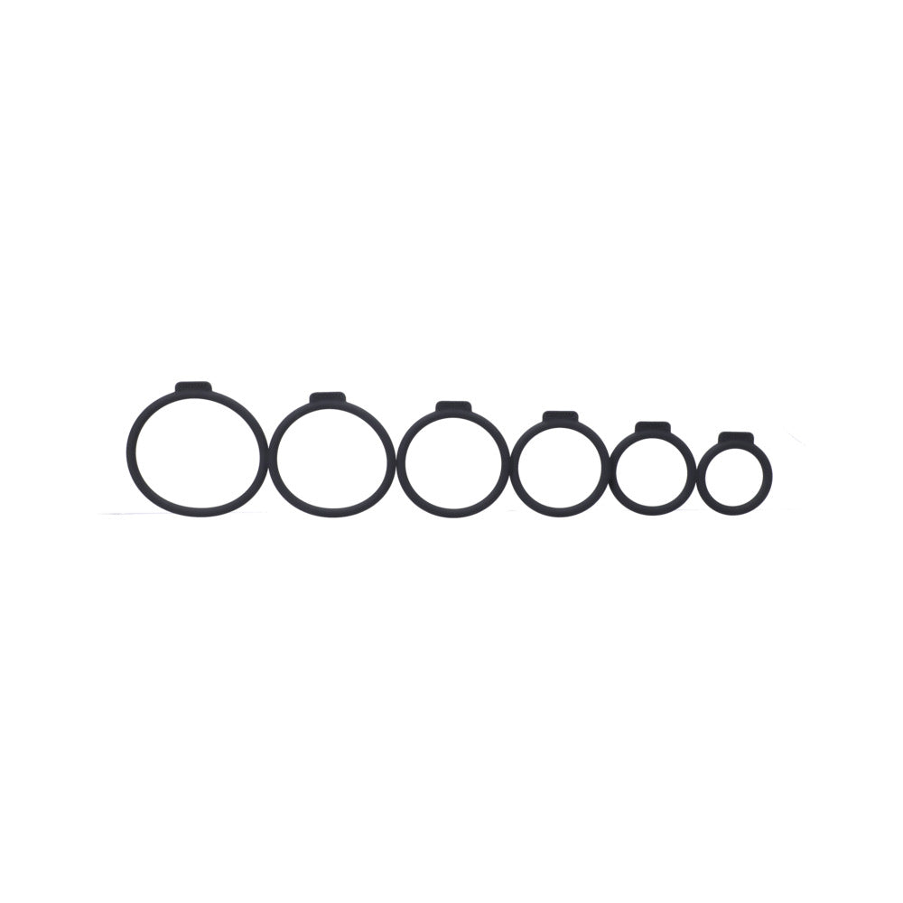 Tantus O-Ring Set Onyx (Bag)