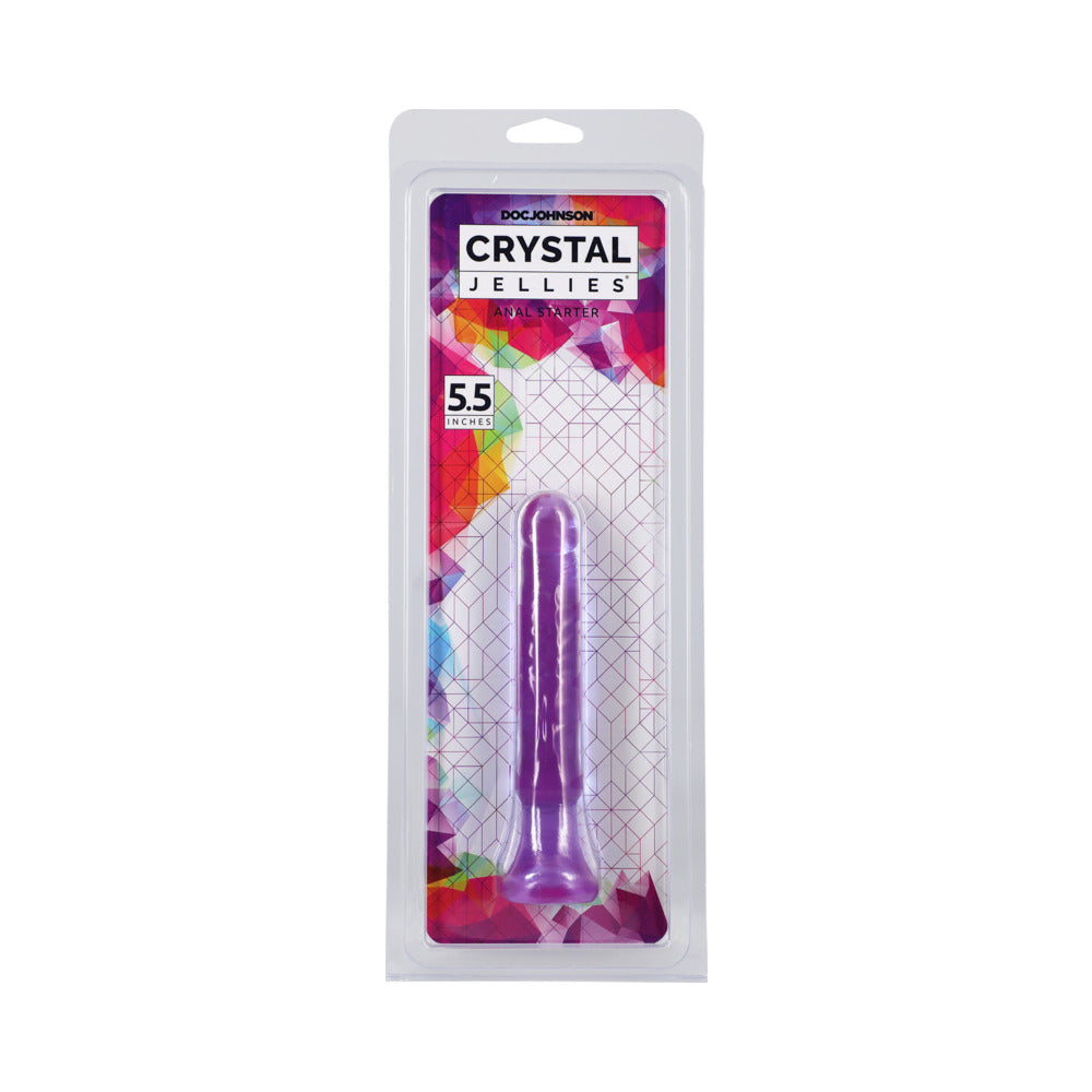 Crystal Jellies - Anal Starter Purple 6in - Fantasies Boutique