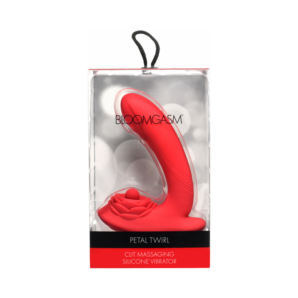 Bloomgasm Petal Twirl Clit Massaging Silicone Vibrator