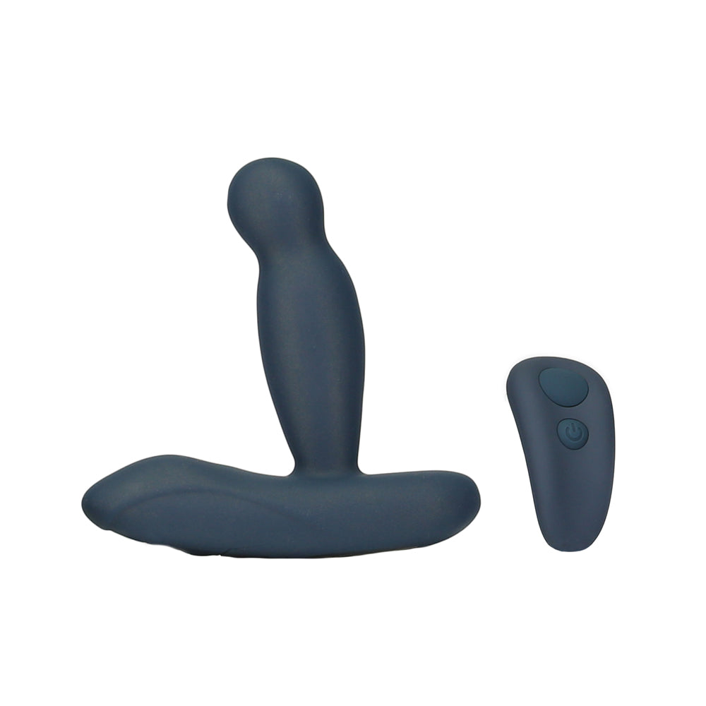 Lux Active Revolve 4.5 in. Rotating And Vibrating Silicone Massager Black - Fantasies Boutique