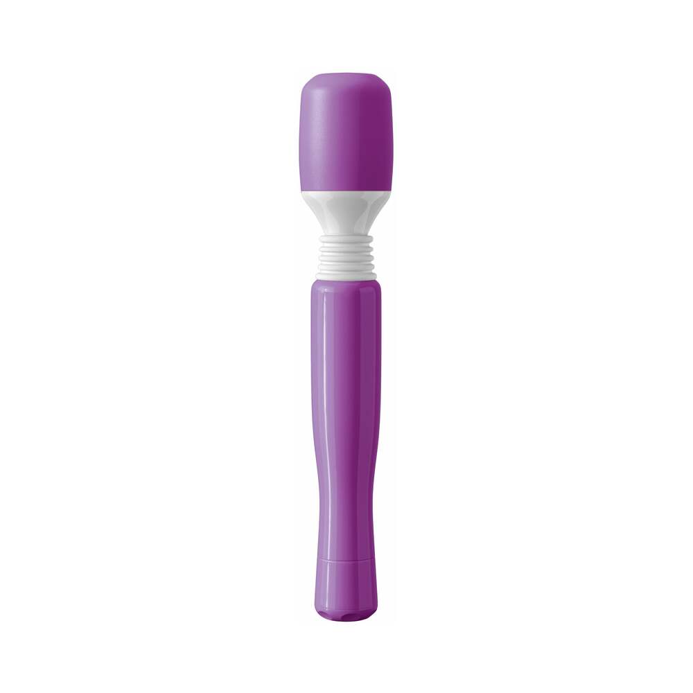 Mini Wanachi Waterproof Massager Flexible Silicone Wand Vibrator Purple - Fantasies Boutique