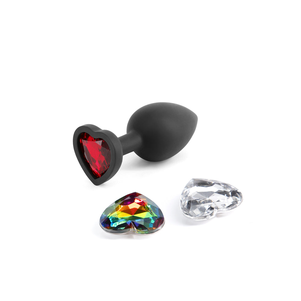 Glams Xchange Heart Anal Plug Small - Fantasies Boutique