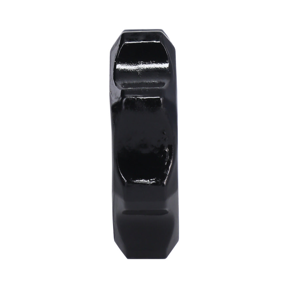 Rock Solid Gear Black C Ring in a Clamshell - Fantasies Boutique