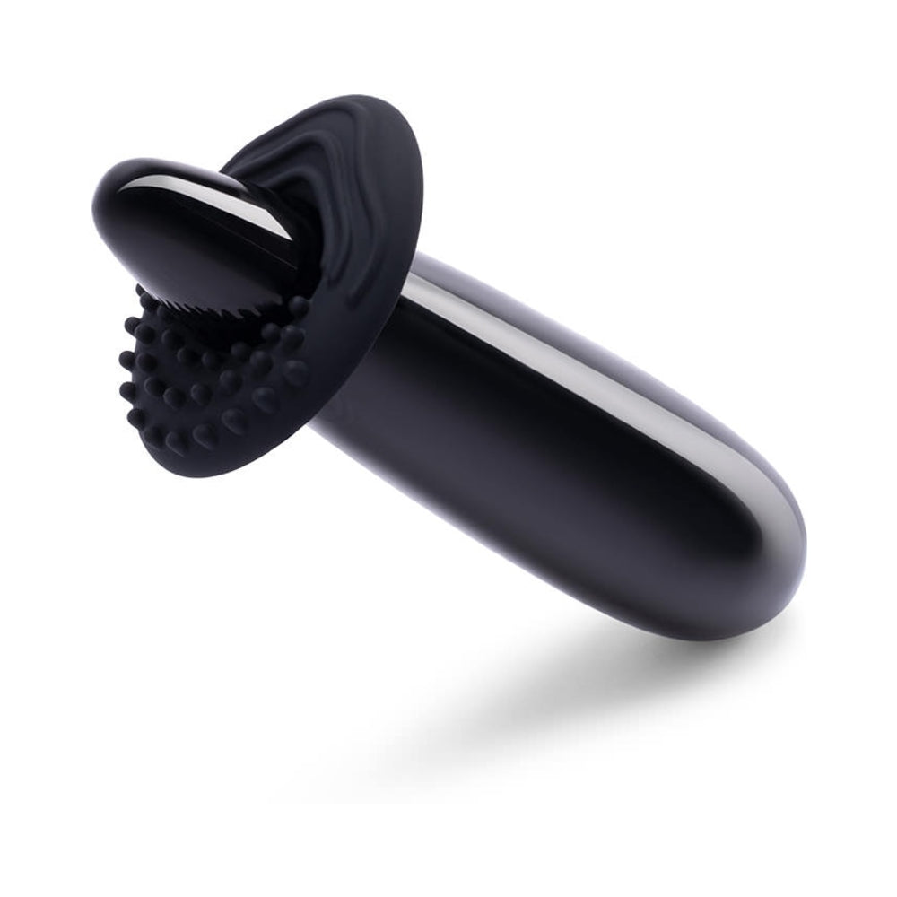 Le Wand Crystal Slim Wand Black Obsidian - Fantasies Boutique