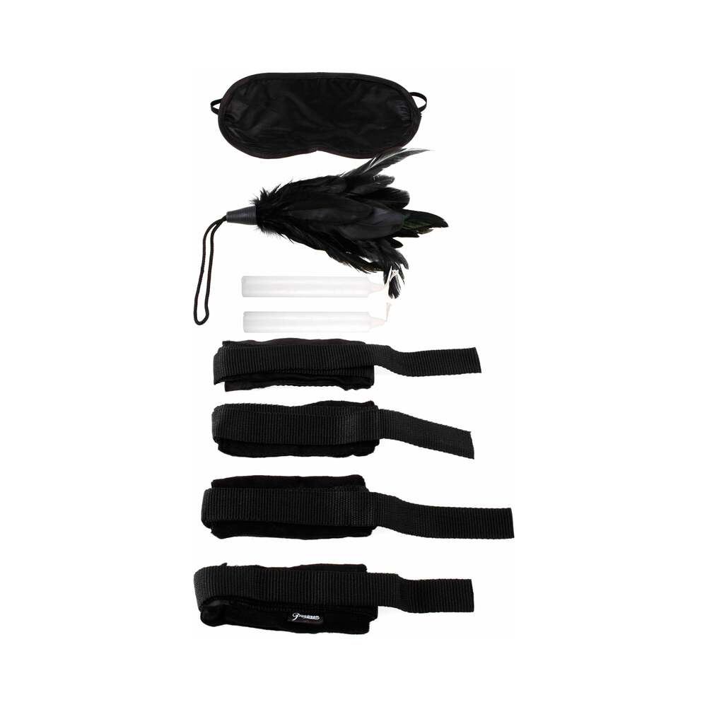 Fetish Fantasy Series 4-Piece Beginner's Bondage Set Black - Fantasies Boutique