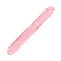 Crystal Jellies - Double Dong Jr. Pink 12in - Fantasies Boutique