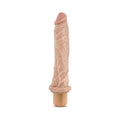 Dr. Skin Vibe 8 Realistic 9.75 in. Vibrating Dildo Beige - Fantasies Boutique