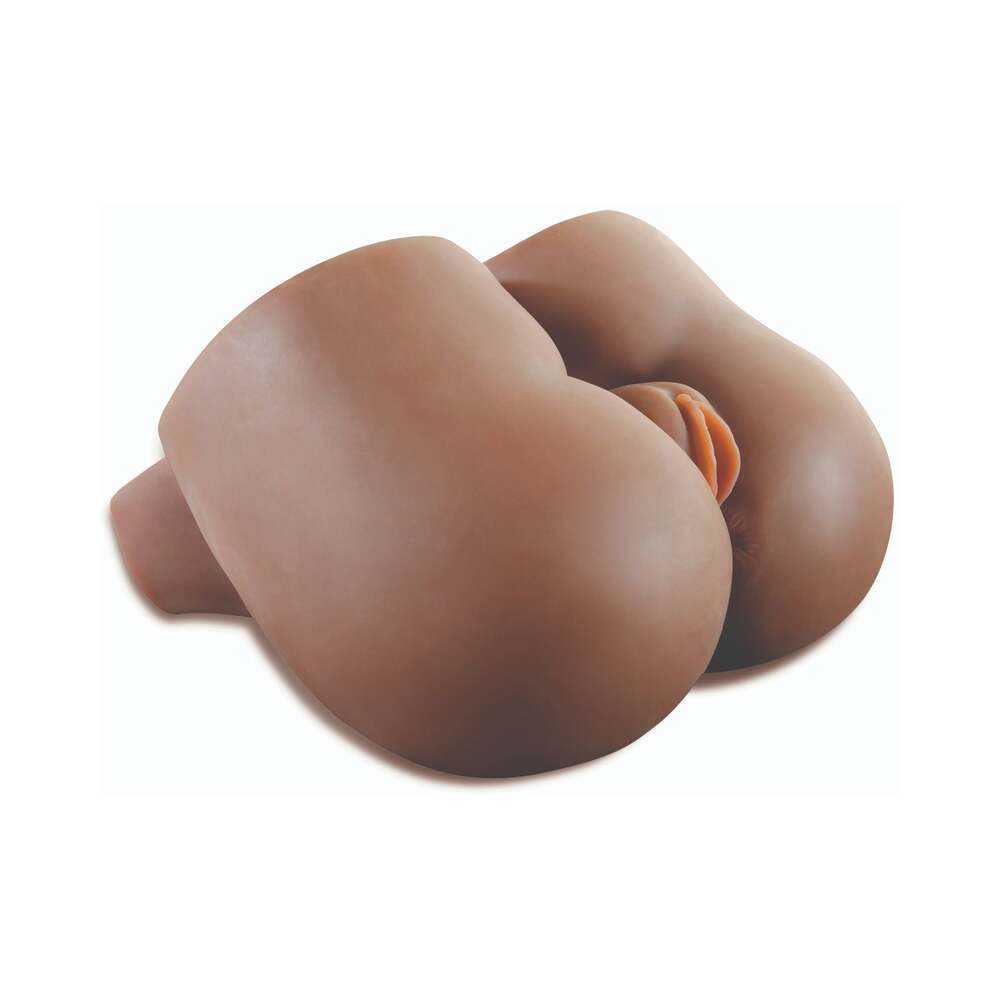 PDX Extreme Fuck Me Silly Dual-Entry Mega Masturbator Brown - Fantasies Boutique