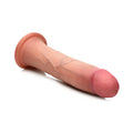Curve Toys Jock Dual Density 8 in. Silicone Dildo with Suction Cup Light - Fantasies Boutique