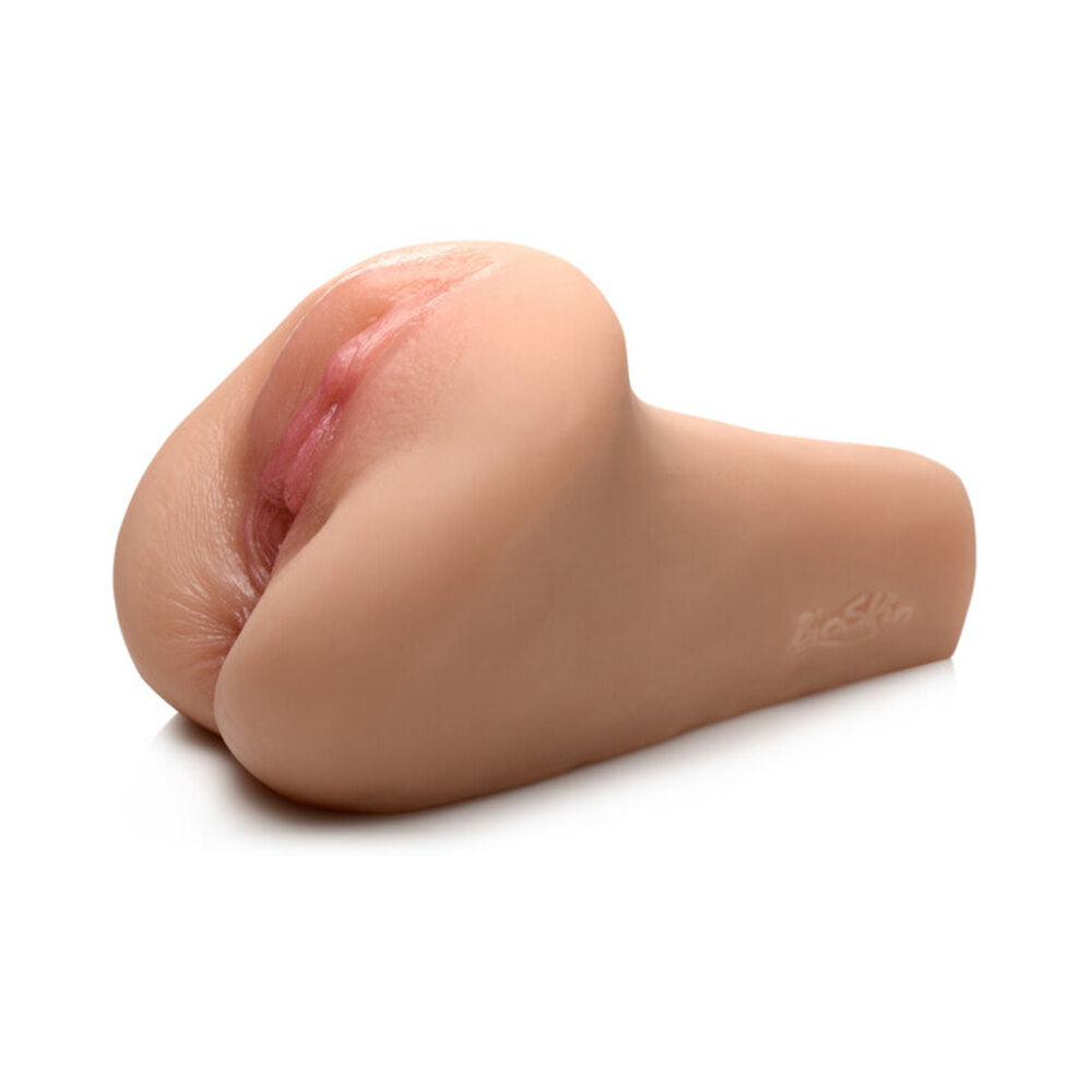 Curve Toys Mistress Juicy Emily Dual Entry Missionary Masturbator Light - Fantasies Boutique