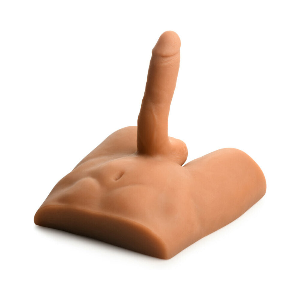 Jock Ass Masturbator with Posable 7 in. Dildo Medium - Fantasies Boutique