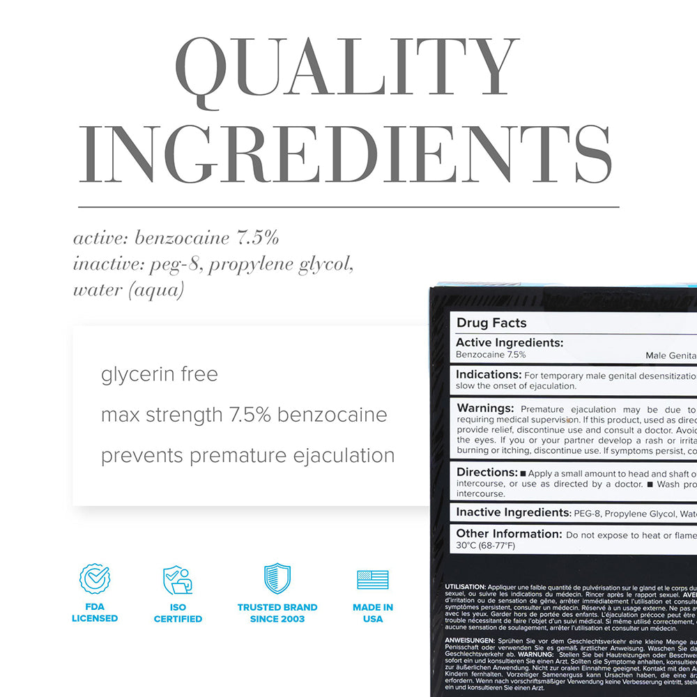 JO Prolonger Benzocaine Desensitizing Spray 2 oz. - Fantasies Boutique