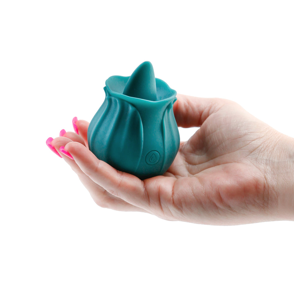 INYA The Kiss Rechargeable Stimulator Dark Teal - Fantasies Boutique