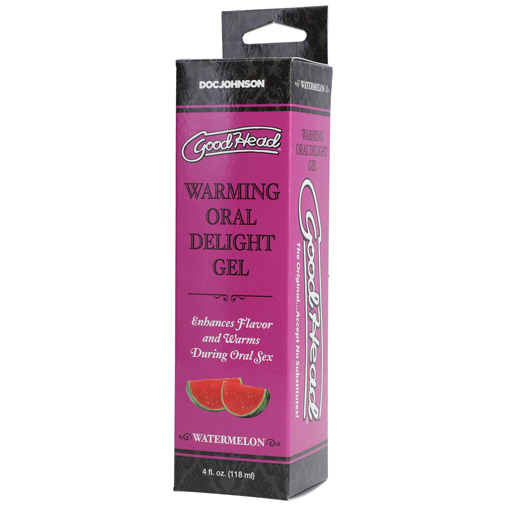 GoodHead Warming Head Oral Delight Gel Watermelon 4 oz. - Fantasies Boutique