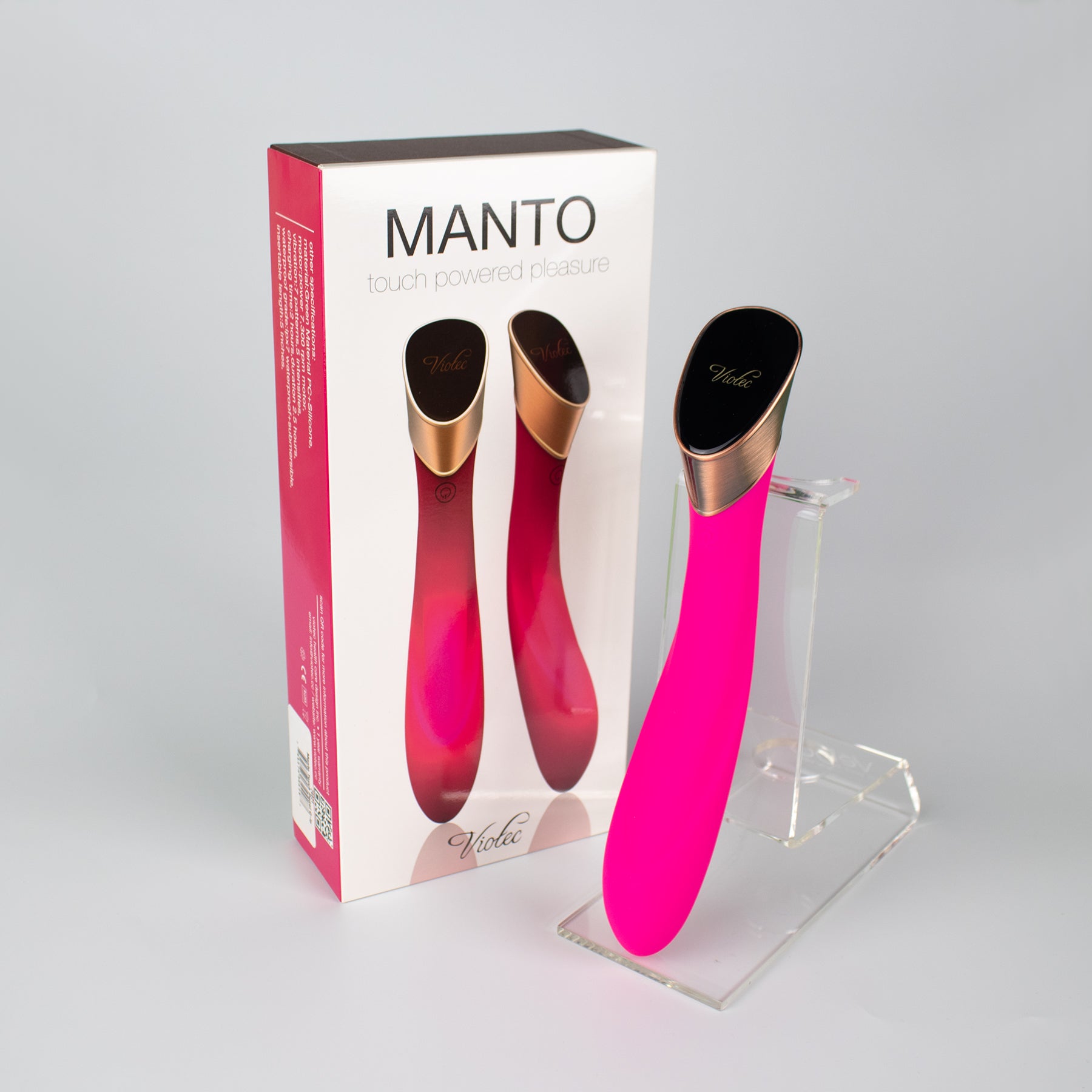 Manto Touch Panel G-Spot Vibrator Fuchsia - Fantasies Boutique