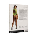 Le Desir Bliss Short Sleeve Fishnet Teddy Green O/S - Fantasies Boutique