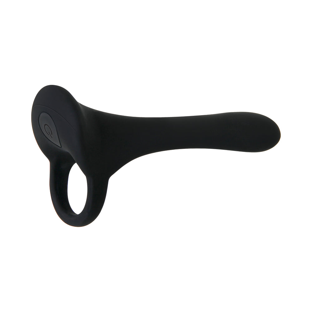 Zero Tolerance Cock Armor Rechargeable Vibrating Silicone Cock Sheath Black - Fantasies Boutique