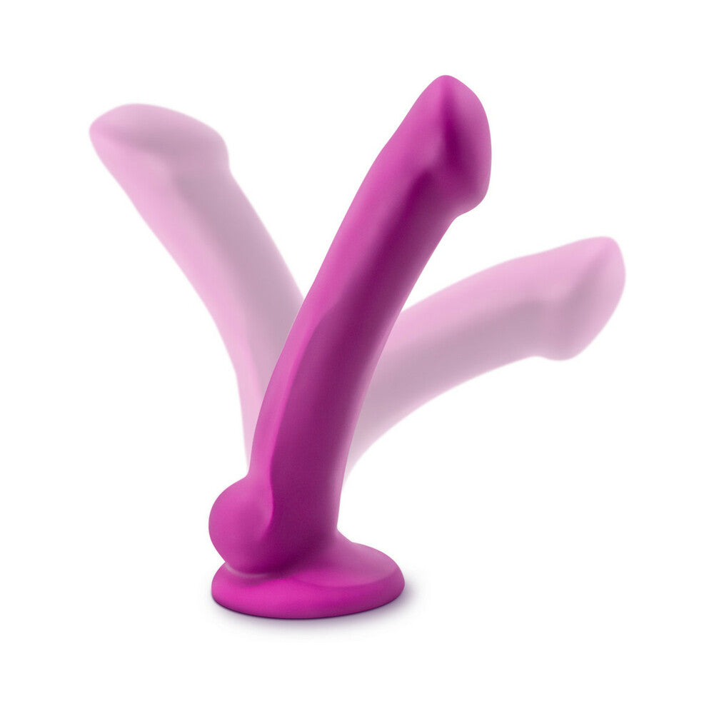 Avant D9 Ergo Mini 7 in. Dual Density Silicone Dildo Violet - Fantasies Boutique