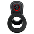 Hunkyjunk Revhammer Cock & Shaft Ring with Bullet Vibrator Tar Ice - Fantasies Boutique