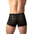 Male Power Ripple Pouch Short Black M